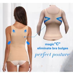 image-Women's Tummy Control Shape Wear Tank Tops XXL