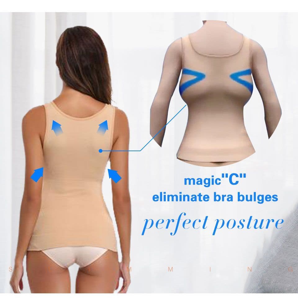 image-Women's Tummy Control Shape Wear Tank Tops XXL