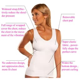image-Women's Tummy Control Shape Wear Tank Tops XXL