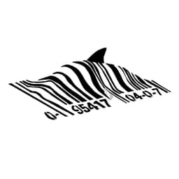 image-Banksy Barcode Shark Urban Art Decal - Decorative Wall Sticker
