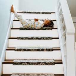 image-Staircase Makeover Kit, Sophisticated Stair Transformation Set