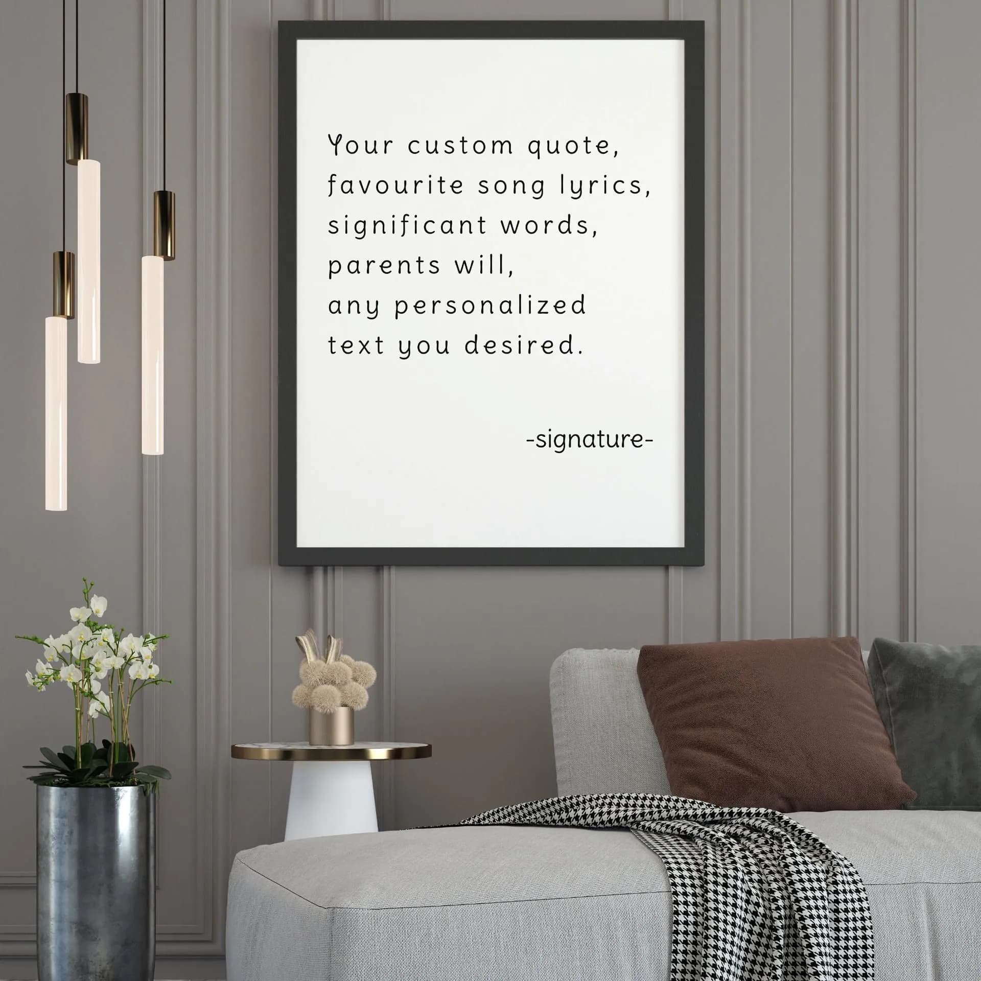 image-Customized Motivational Art Print - Personalized Inspiration Wall Decor Poster