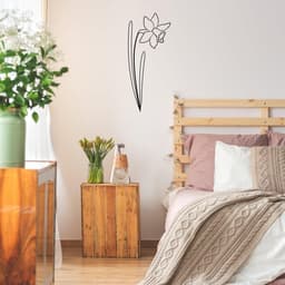 image-Birth Flower Decal Stickers with Delicate Floral Designs
