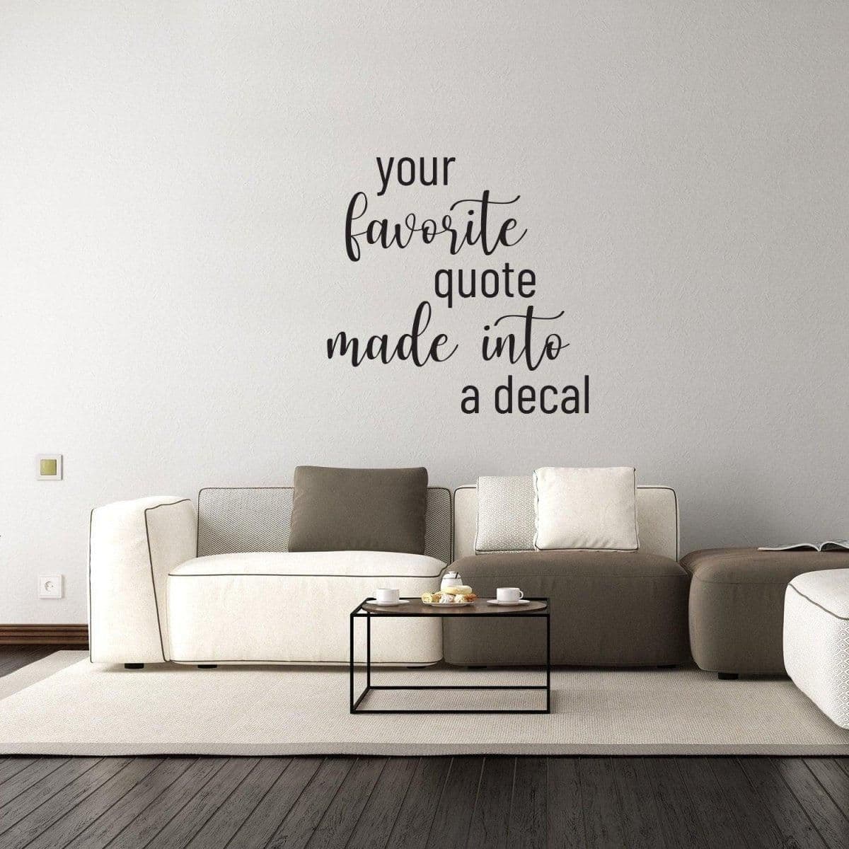 image-Personalized Motivational Wall Sticker in Vinyl Material