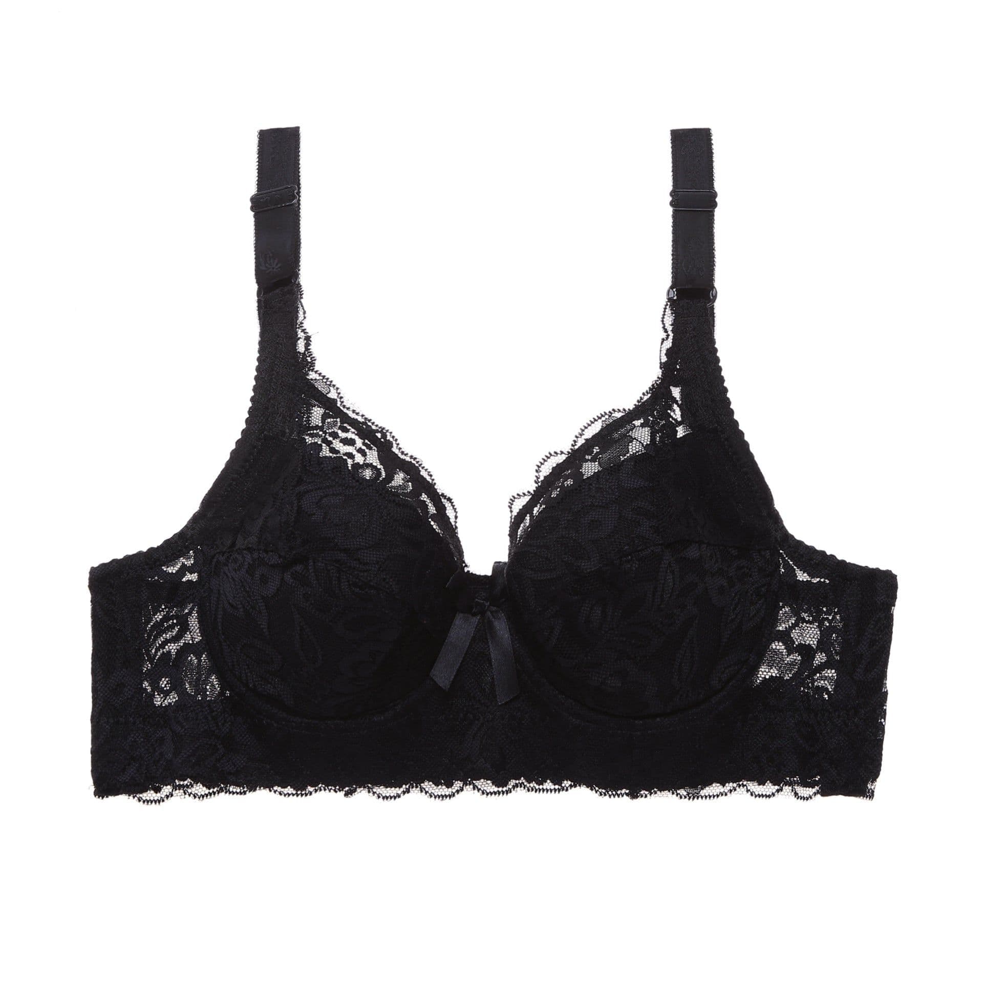 image-Xi Laizi Bra - D Cup Thin Mold Cotton Underwear