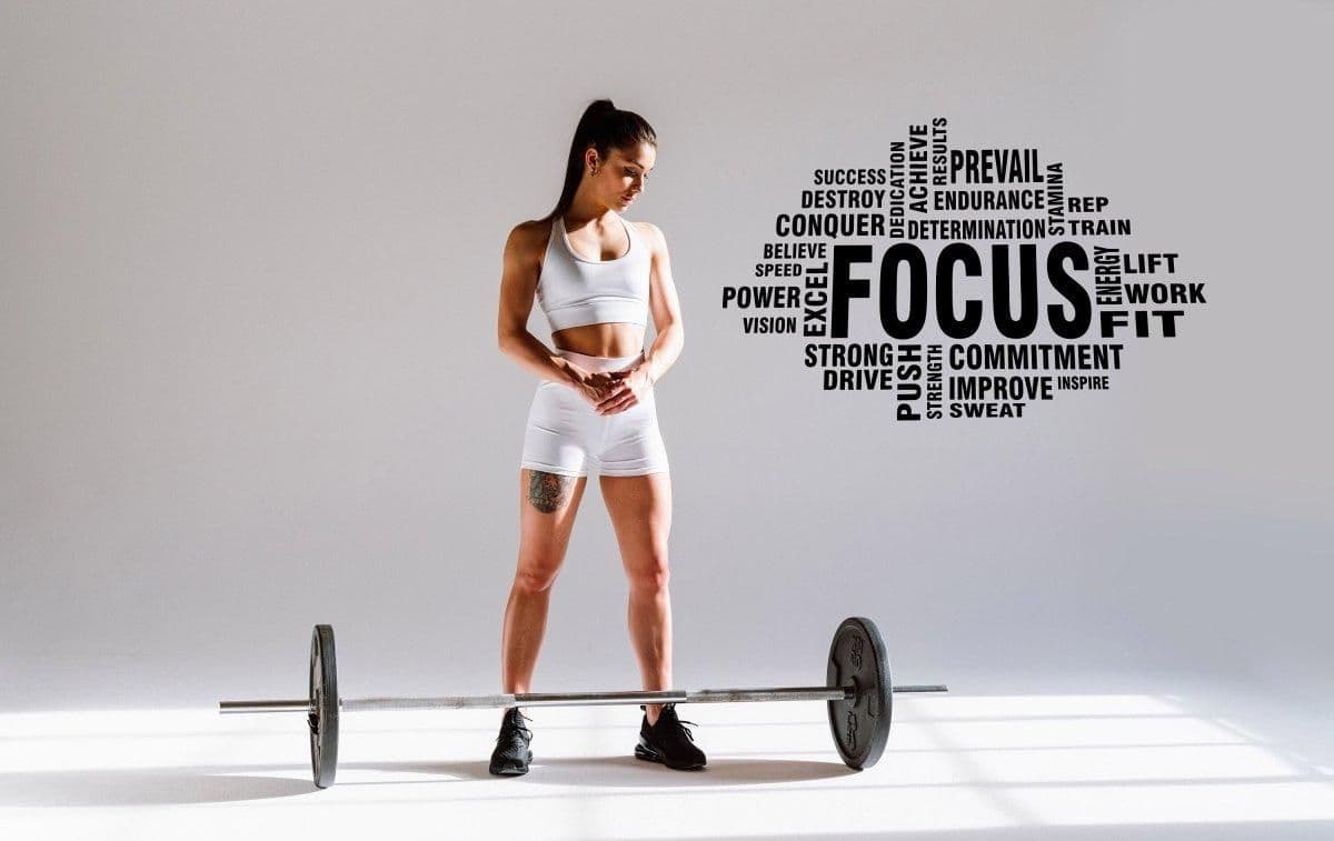 image-Inspirational Fitness Wall Stickers, Motivational Exercise Decals for Gym