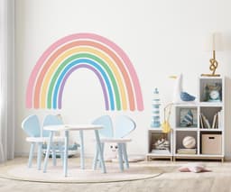 image-Pastel Dream Adhesive Wall Sticker - Removable Wall Art Mural Decal