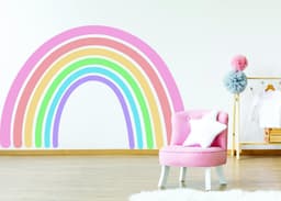 image-Pastel Dream Adhesive Wall Sticker - Removable Wall Art Mural Decal