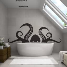 image-Octopus Tentacle Wall Decal Sticker - Oceanic Theme Wall Art