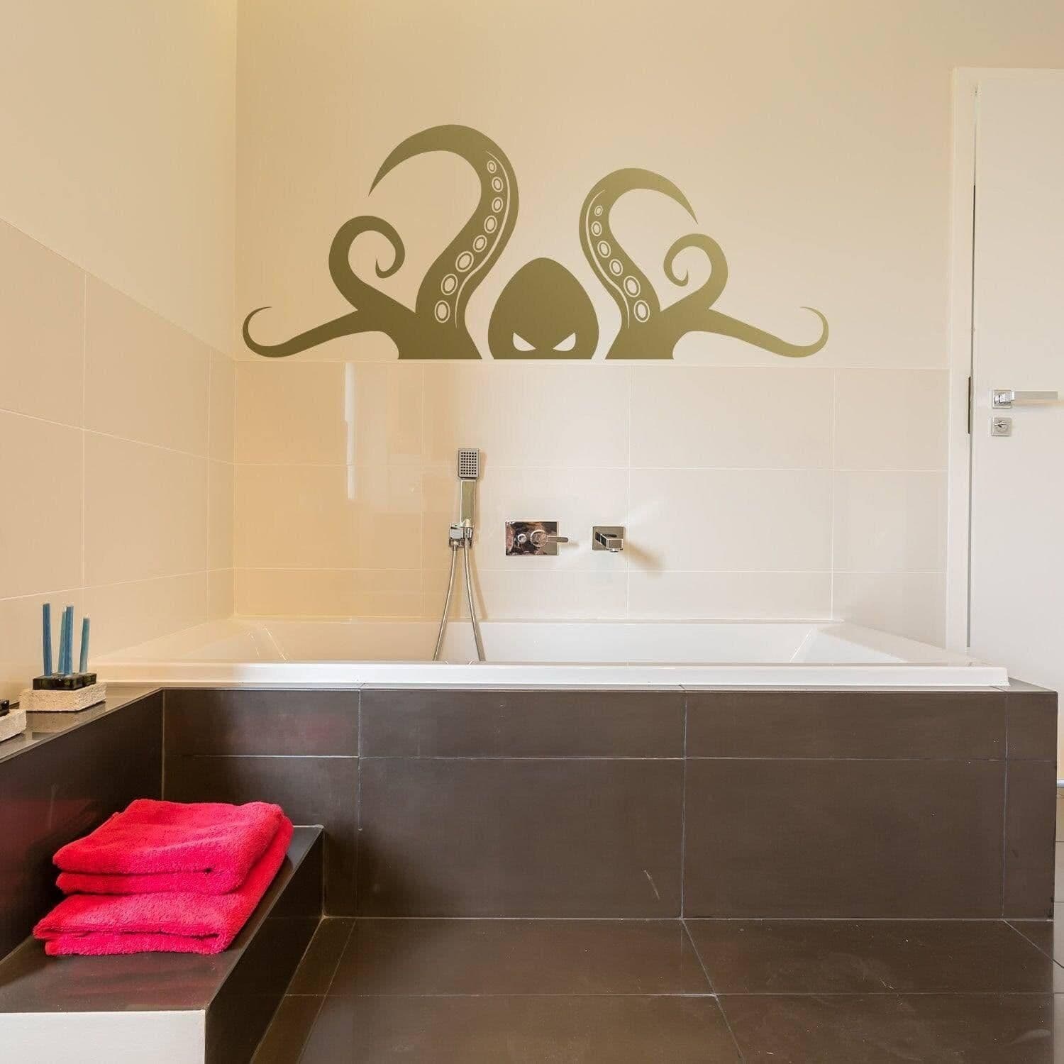 image-Octopus Tentacle Wall Decal Sticker - Oceanic Theme Wall Art