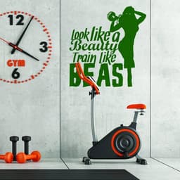 image-Motivational Exercise Wall Sticker: Activate Your Beast Mode Decal