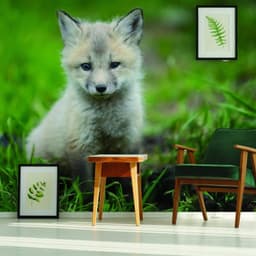 image-Whimsical Fox Wall Art: Adorable Nursery Decal for a Magical Space