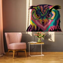image-Attractive Avian Wall Sticker, Delightful Bird-themed Peel and Stick Décor