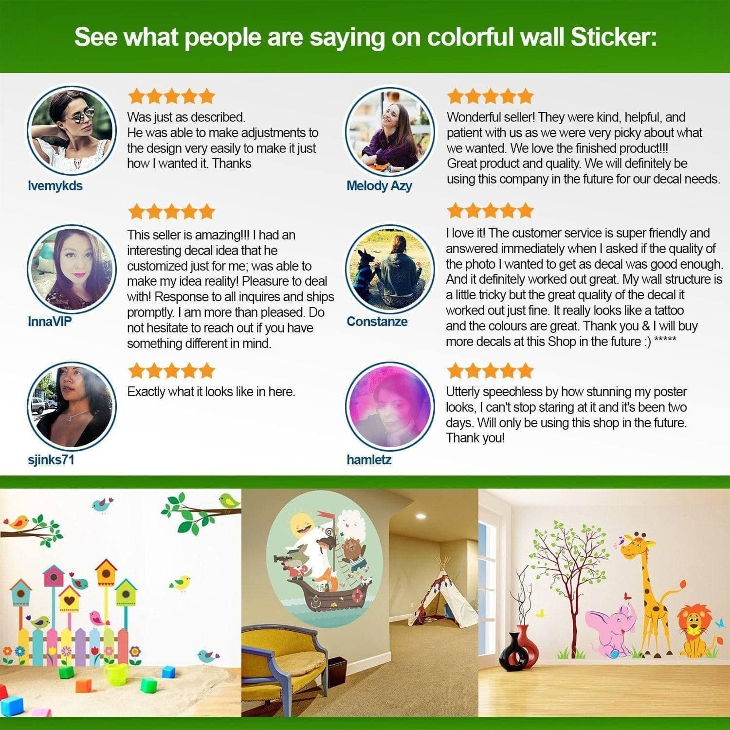 image-Personalized Custom Drawing Vinyl Stickers: Transform Your Space with Unique Art