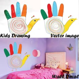 image-Personalized Custom Drawing Vinyl Stickers: Transform Your Space with Unique Art