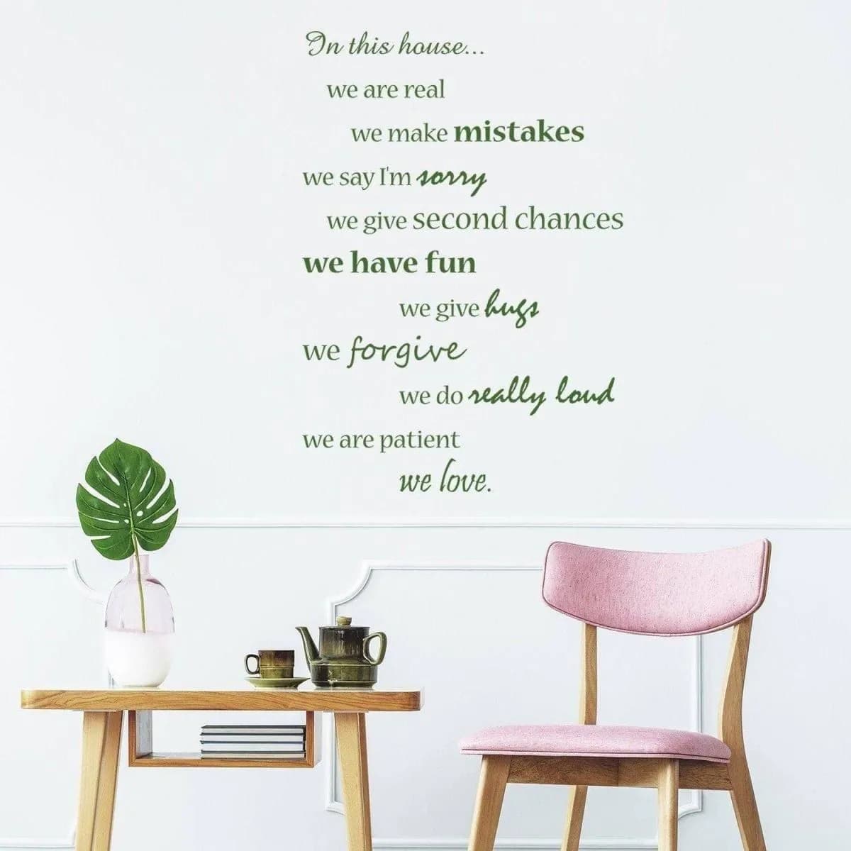 image-Inspired Elegant Home Wall Decal - Wall Sticker Decoration