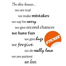 image-Inspired Elegant Home Wall Decal - Wall Sticker Decoration