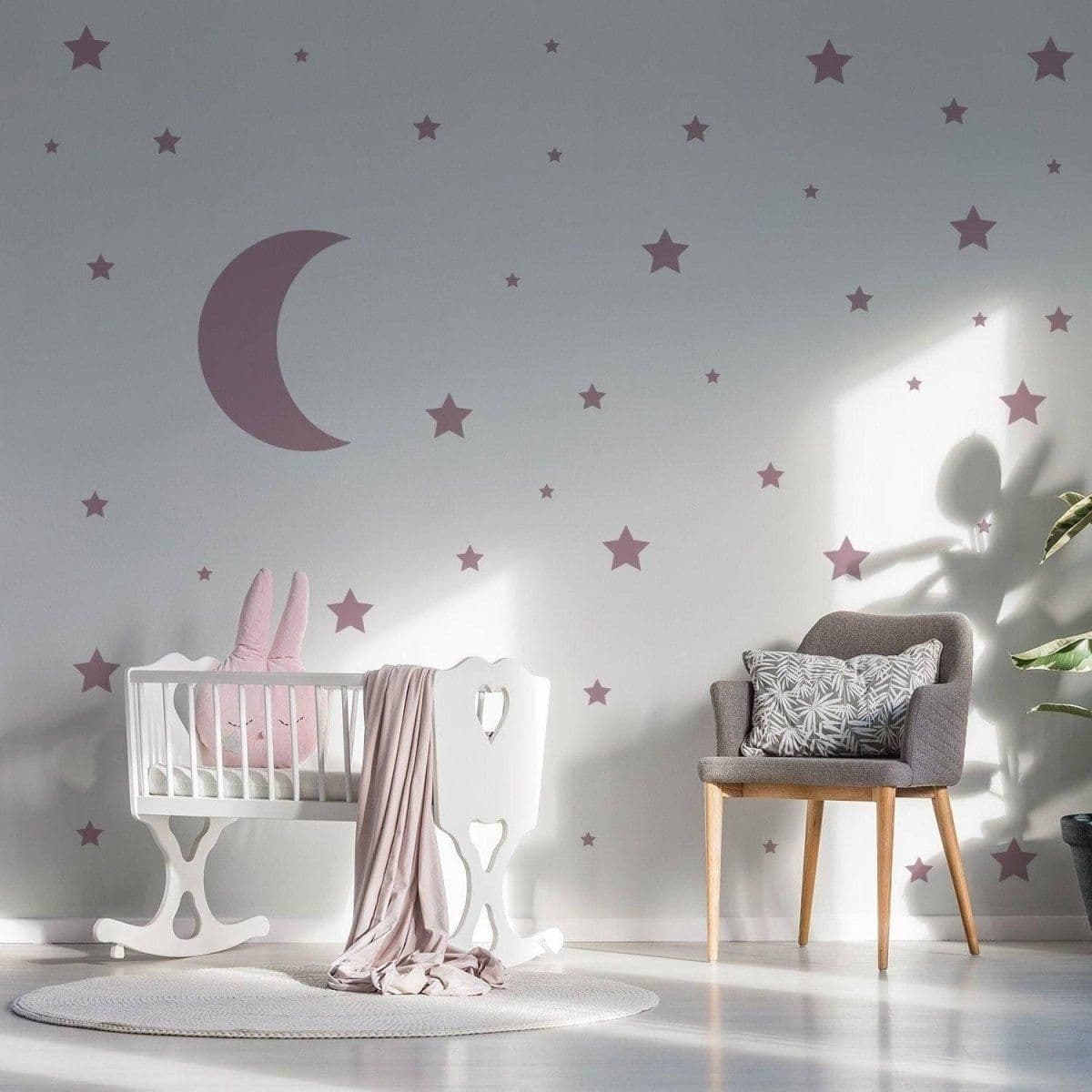 image-Celestial Dreams Wall Sticker Collection, Space Themed Decals, Star Decor Set
