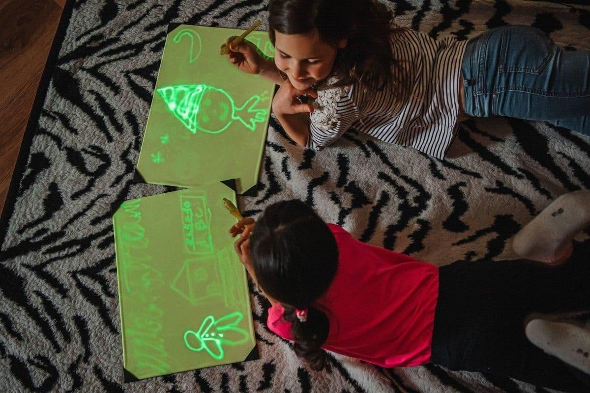 image-Illuminate Art: Mesmerizing Glow, Light Up Sketch Board, Drawing Pad for Artists