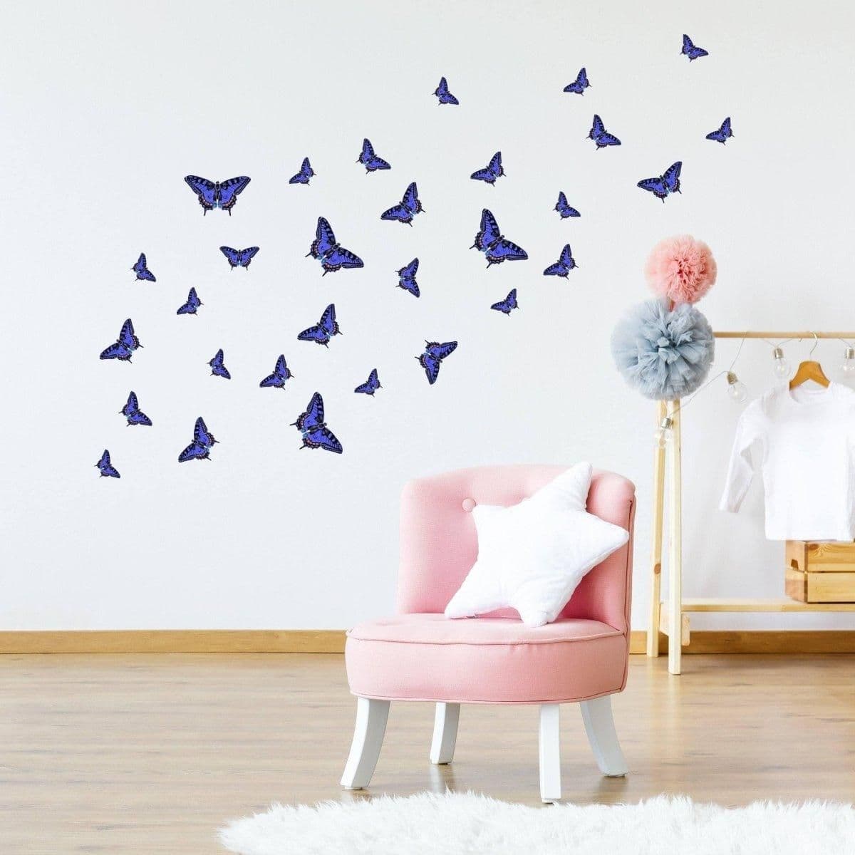 image-30 Butterfly Wall Decor Stickers - Enchanting Fluttering Beauties