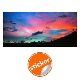 image-Nature's Horizon - Sunset Transformative Vinyl Wall Art Decals for Home Decor
