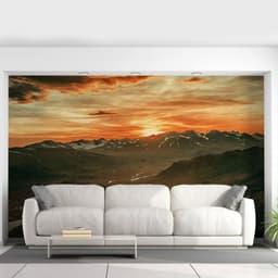 image-Nature's Symphony: Majestic Sunset Wall Stickers - Transformative Décor Decals