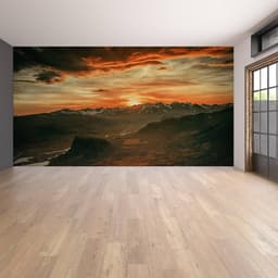 image-Nature's Symphony: Majestic Sunset Wall Stickers - Transformative Décor Decals