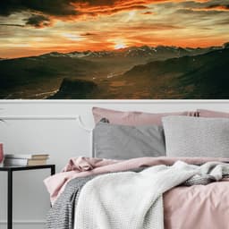 image-Nature's Symphony: Majestic Sunset Wall Stickers - Transformative Décor Decals