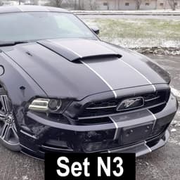 image-Car Vinyl Decals - Racing Stripes Vehicle Graphics Set