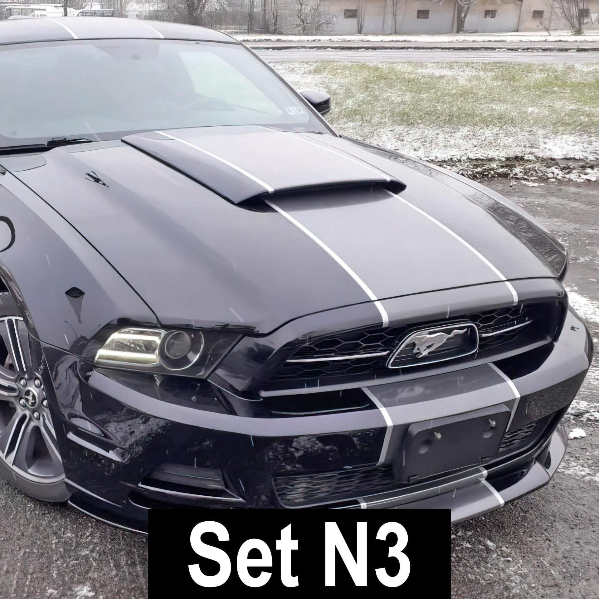 image-Car Vinyl Decals - Racing Stripes Vehicle Graphics Set