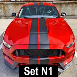 image-Car Vinyl Decals - Racing Stripes Vehicle Graphics Set