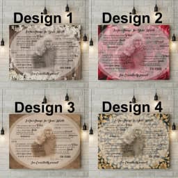 image-Customized Commemorative Keepsake: Everlasting Tribute Memorial Canvas Present
