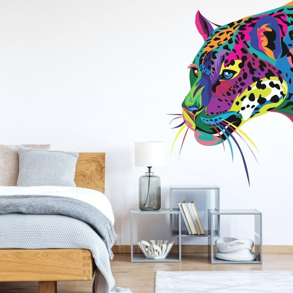 image-Stylish Wall Sticker Featuring a Panther Design, Sophisticated Wall Decoration