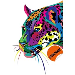 image-Stylish Wall Sticker Featuring a Panther Design, Sophisticated Wall Decoration