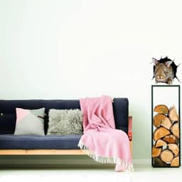 image-3D Wonderland Rabbit Wall Sticker - Whimsical Kids Room Wall Decals