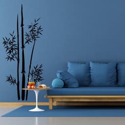 image-Bamboo Wall Art, Vinyl Nature's Serenity Decal, Wall Decor Sticker