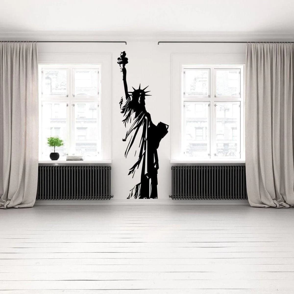 image-USA Liberty Decal - American Themed Vinyl Sticker - Patriotic Decorative Adhesive