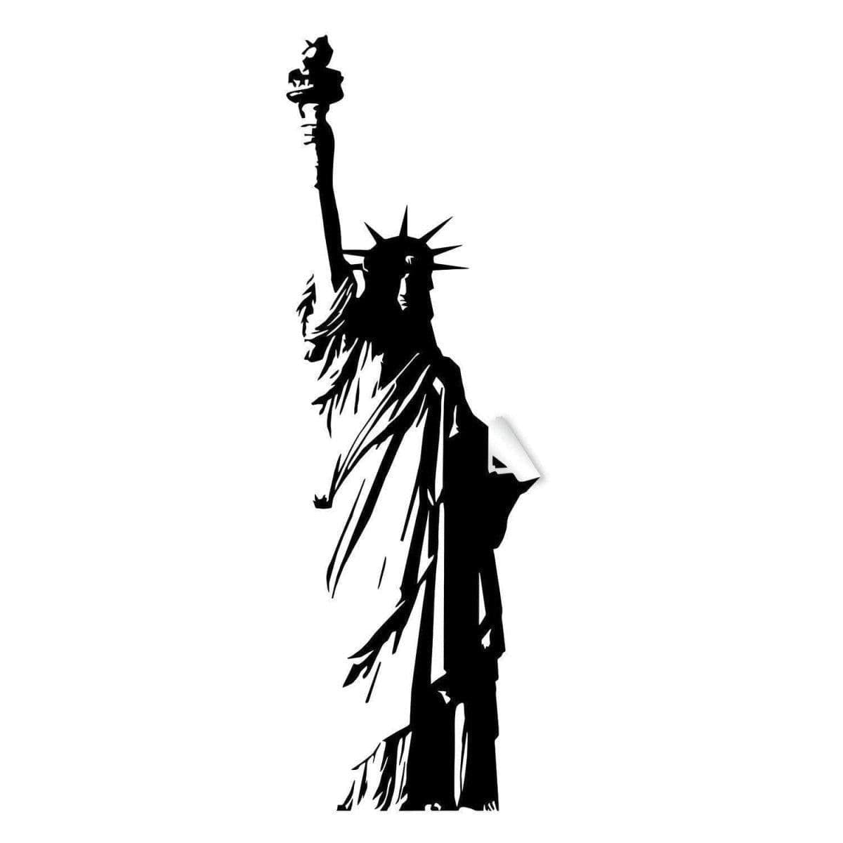 image-USA Liberty Decal - American Themed Vinyl Sticker - Patriotic Decorative Adhesive