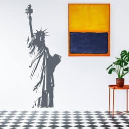 image-USA Liberty Decal - American Themed Vinyl Sticker - Patriotic Decorative Adhesive