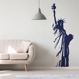image-USA Liberty Decal - American Themed Vinyl Sticker - Patriotic Decorative Adhesive