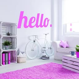 image-Welcome Vinyl Sticker - Sophisticated Front Wall Art Decal