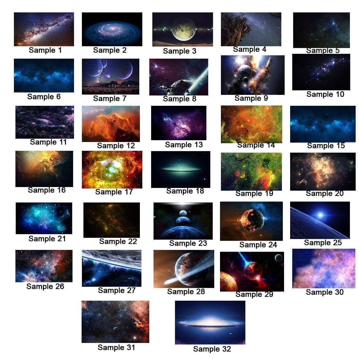image-Majestic Celestial Vinyl Ceiling Decal: Wallpaper Sticker