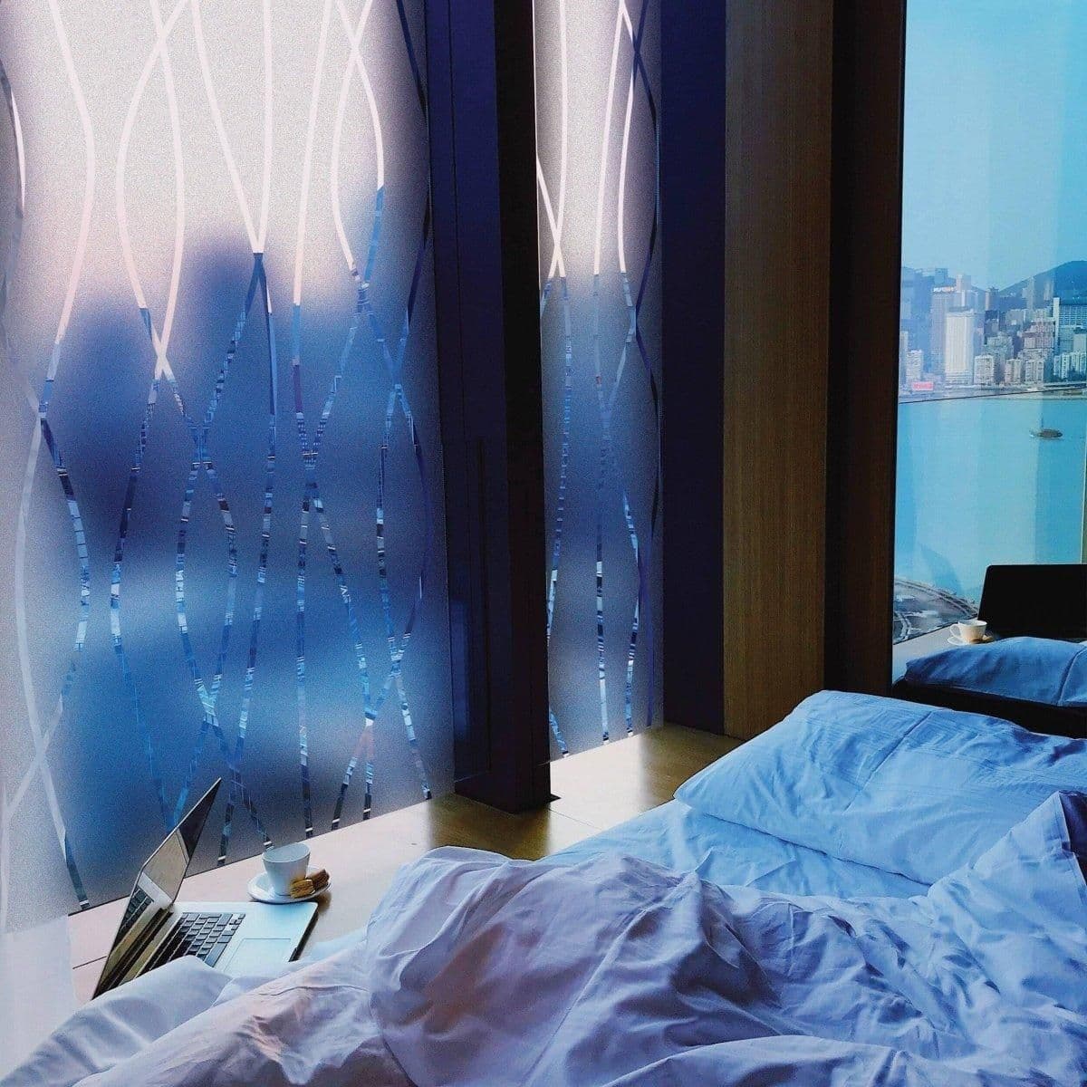 image-Frosted Glass Door Sticker, Transparent Elegance Design Window Decal