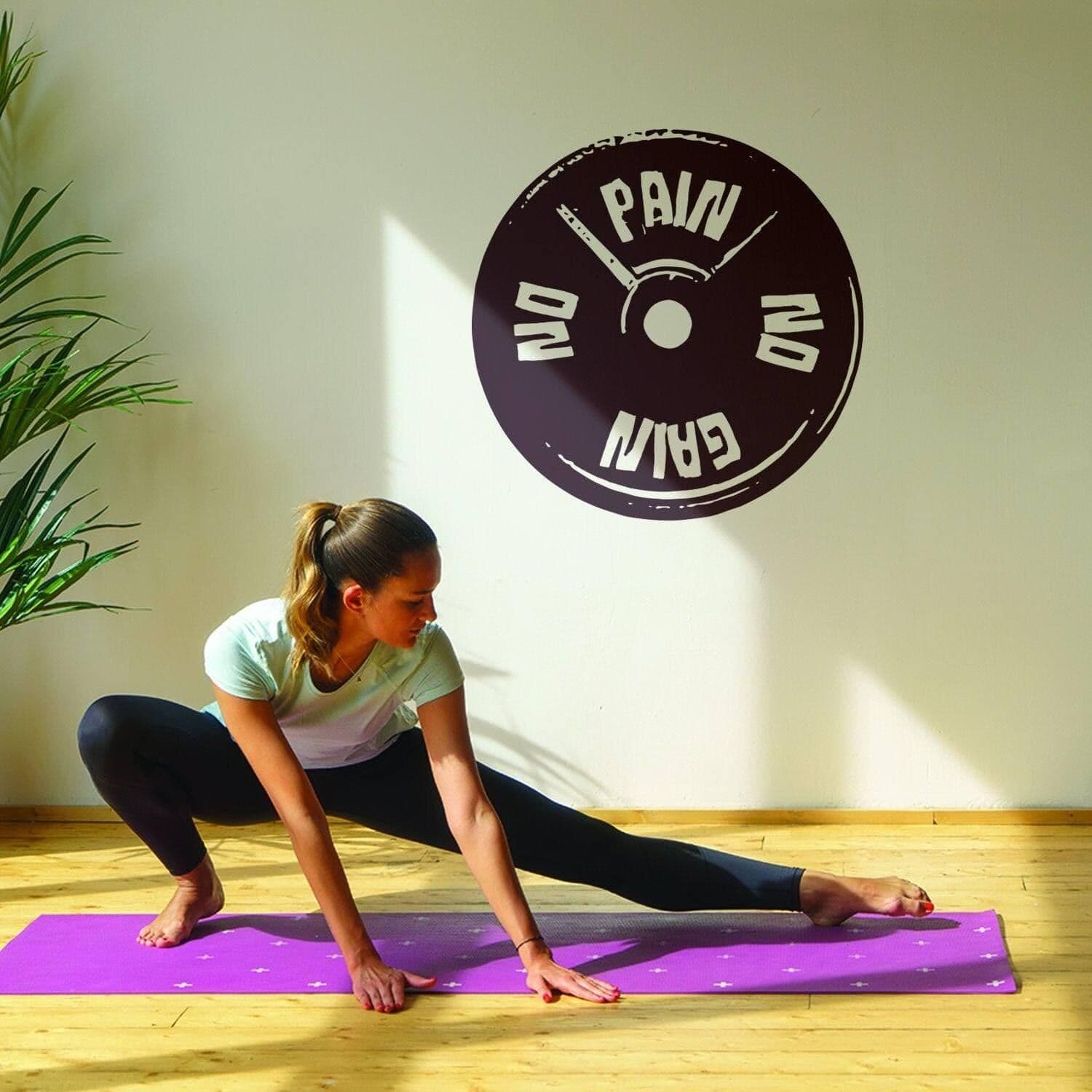 image-Inspirational Workout Wall Sticker Decal – Motivational Fitness Decal