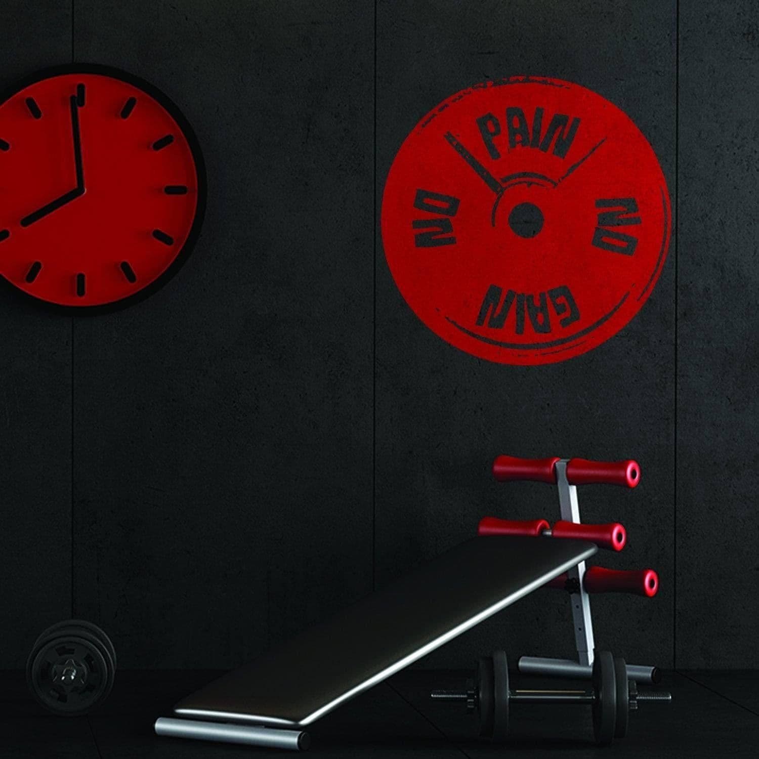 image-Inspirational Workout Wall Sticker Decal – Motivational Fitness Decal