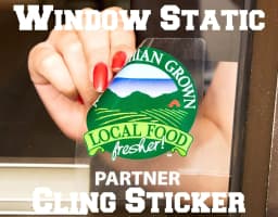 image-Personalized Static Cling Vinyl Sticker