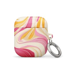 image-Red Yellow Case for AirPods