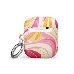 image-Red Yellow Case for AirPods