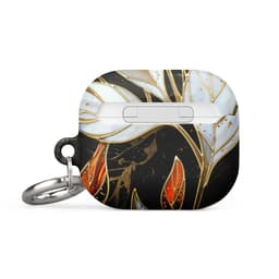 image-Stained Galss Leaves Case for AirPods