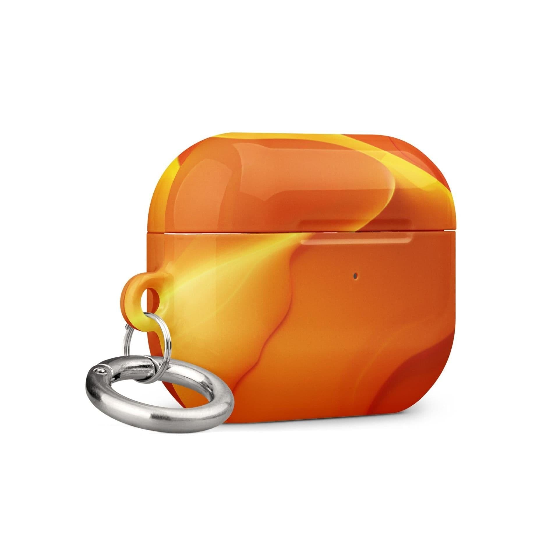 image-Yellow Abstract AirPods Case